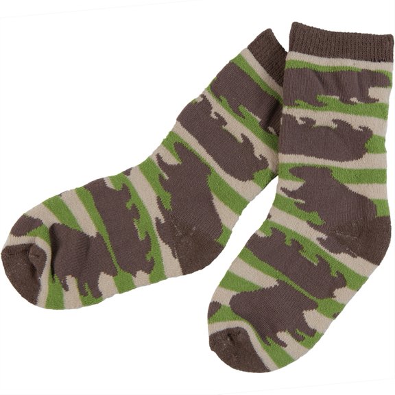 Stripey Bear Infant Socks - 18-24m