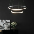 thumbnail image 3 of SAFAVIEH Pendant Collection Faven Led 24 Inch  Pendant White, 3 of 7