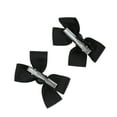 thumbnail image 5 of Unique Bargains 1 Pair Duckbill Clip Halloween Double Bow Hair Clip for Women Black, 5 of 5