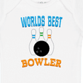 thumbnail image 4 of Inktastic Bowling Worlds Best Bowler Sports Boys or Girls Baby Bodysuit, 4 of 5