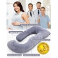 thumbnail image 4 of Momcozy Almohadas de Embarazo para Dormir, en Forma de U, 145 cm, 4 of 8