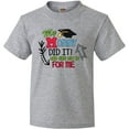 thumbnail image 3 of Inktastic My Mommy Did It and She Did it For Me with Graduation Cap Youth T-Shirt, 3 of 5