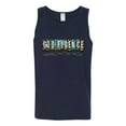 thumbnail image 2 of Wild Bobby Godfidence- Knowing I Can't But He Can Blue and Brown Cheetah Print Inspirational/Christian Men Tank Top, Navy, Medium, 2 of 6