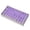 Purple #0, variant on 50-Pack Assorted Color Plastic Rose Soap Flowers, 3-Layer Spray Crushed Blue Soap Rose Head Decorations for Gift Box Bouquet