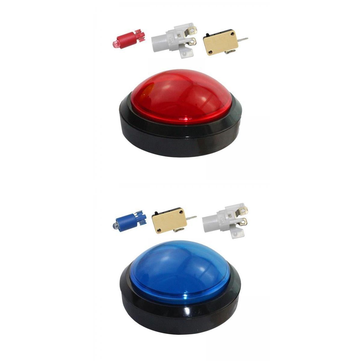 Game Button,Arcade Machine Game Button Led Push Button,Switch 12V Video Game  Replacements Accessory,Arcade Machine Video Games Parts Game Machine,100mm  Dome Shaped Illuminated Push Buttons,PC - Walmart.com