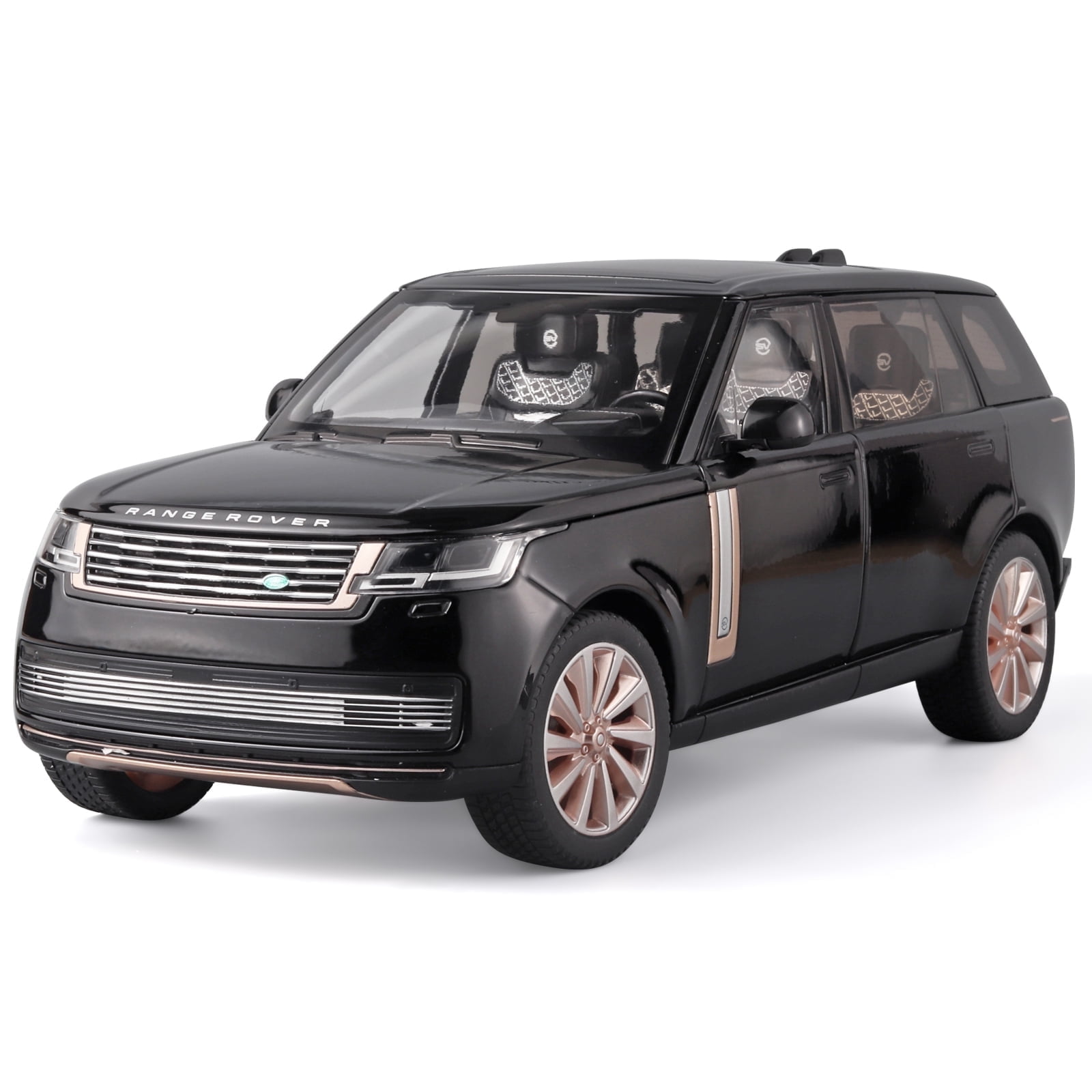 Anmyjuly 1/18 Scale Range Rover SV Model Cars，Zinc Alloy Pull Back Toy Diecast Cars with Sound and Light，SUV Off-Road Vehicle , Gifts for Boys During Festivals