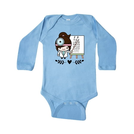 

Inktastic Optometrist Gifts Gift Baby Girl Long Sleeve Bodysuit