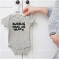 thumbnail image 5 of Bubbles Make Me Happy Fun Playtime Romper Boys or Girls Infant Baby Brisco Brands 24M, 5 of 6