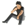 thumbnail image 2 of TISHITA 1:64 Street Scene Diorama Figures Character Resin Model Layout Decor Red Black, 2 of 8