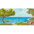 thumbnail image 2 of Del Missier, Andrea 24x14 White Modern Wood Framed Museum Art Print Titled - Sul mare, 2 of 4