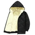 thumbnail image 2 of PINQI Youth Kids Fleece-Lined down Jackets Zip up Hooded Fuzzy Warm Coats Boys Winter Windproof Lightweight Outwear Clothes, 2 of 4