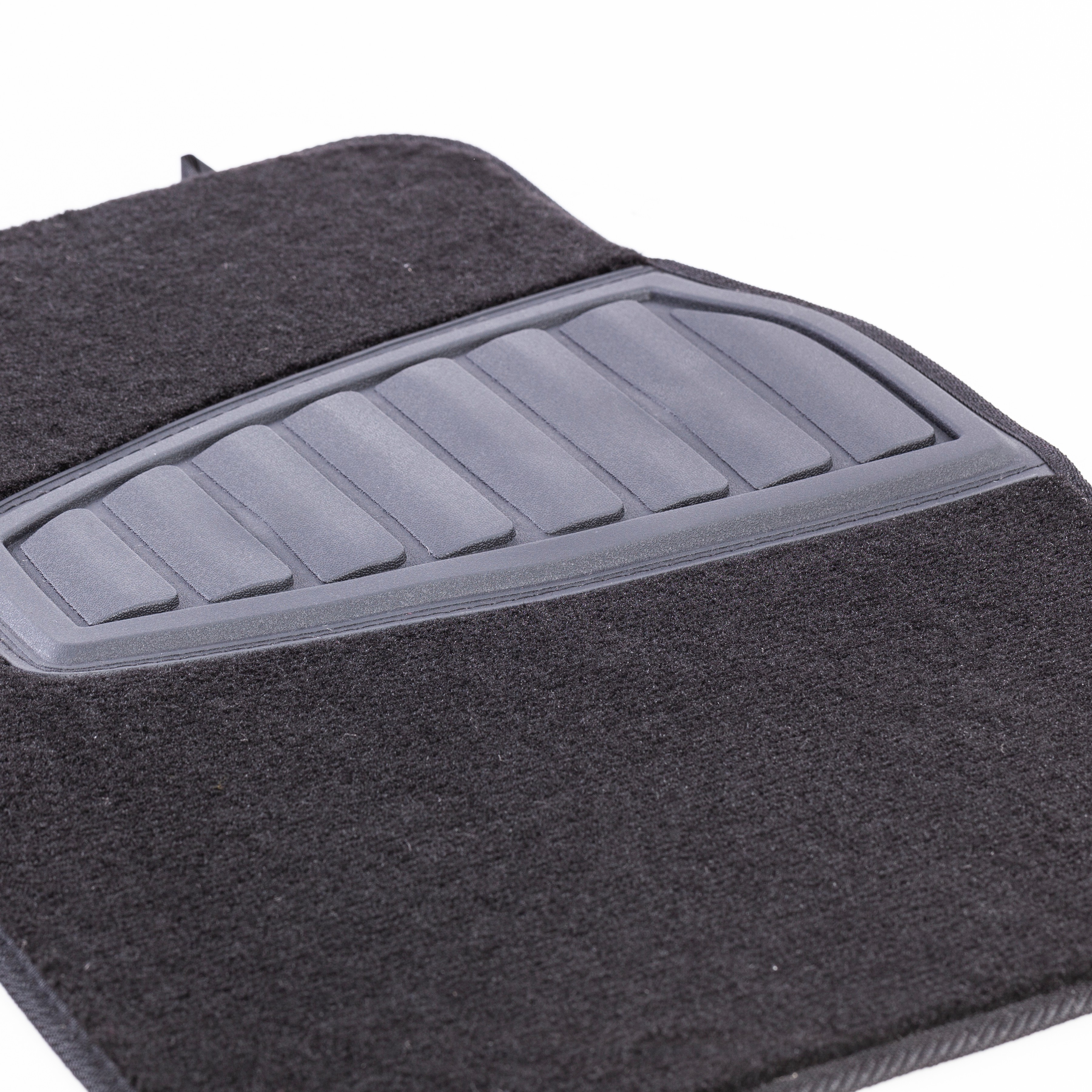 Auto Drive 4-Piece Carpet Floor Mats, Black photo 6