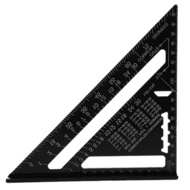 PersonalhomeD Aluminum Metric Triangle Ruler Squares for Woodworking
