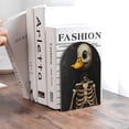 thumbnail image 6 of Easygdp Duck Bones 2 Pcs Bookend Large Capacity Office Book Ends for Home Office Library School Study Decoration, 6 of 8