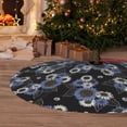 thumbnail image 6 of Lsque Sunflowers Print Christmas Tree Skirt, Tree Skirt with Ties or Velcro, Perfect for Holiday Decorations, Halloween, and New Year-48", 6 of 7