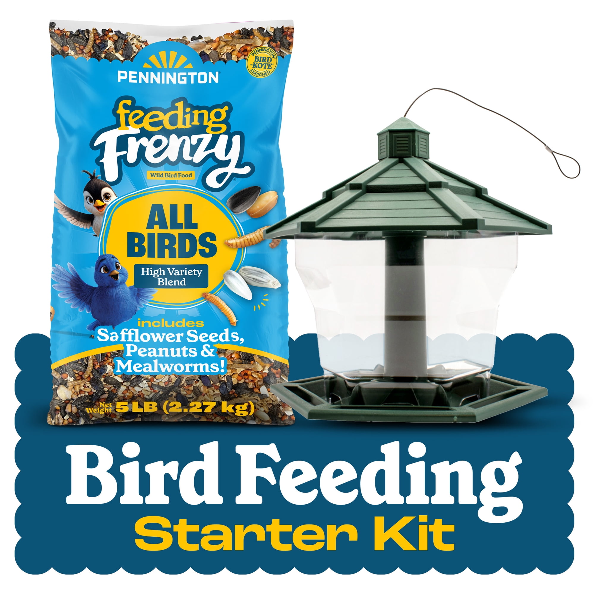 Pennington Bird Feeding Starer Kit 5lb Green