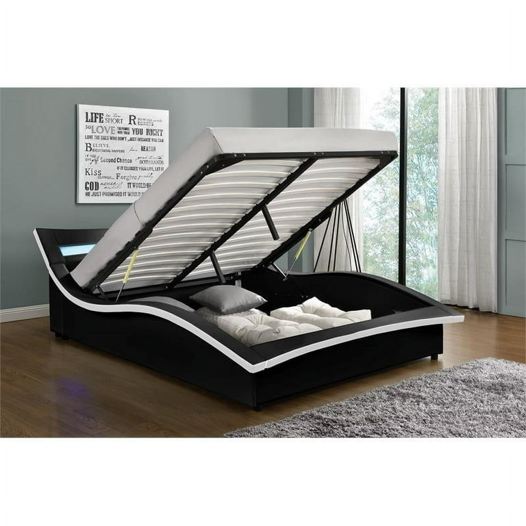Hayton upholstered led platform bed deals