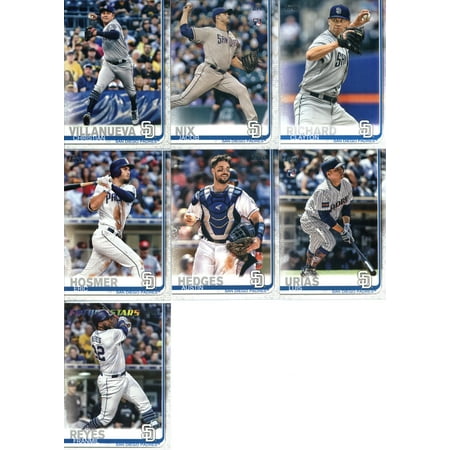 2019 Topps Series 1 Baseball San Diego Padres Team Set of 10 (The Best Of San Diego 2019)