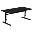 thumbnail image 1 of Correll 30"x48" Adjustable Height Training & Computer Tables, Black Granite High Pressure Laminate, Computer Work Station (CSA3048-07), 1 of 4