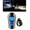 thumbnail image 4 of Luz para bicicleta USB, faro delantero recargable con bocina para bicicleta Edición Deluxe Azul, 4 of 9