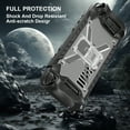 thumbnail image 5 of Dteck Case for Steam Deck, Steam Deck Case with Shoulder Strap, Shockproof Protective Case,Foldable Bracket,Black Clear, 5 of 10