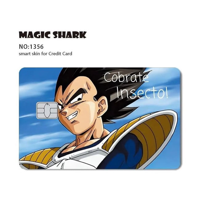 Magic Shark Earth Golden Flower Cat Ainime Circuit Board Matte Skin Sticker Film Cover for Credit Card Bank Card 1356 Small Chip