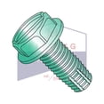 thumbnail image 3 of 6-32 x 1/4" Type F Grounding Thread Cutting Screws | Slotted | Hex Washers Head | Steel | Zinc Green (Quantity: 10000), 3 of 3