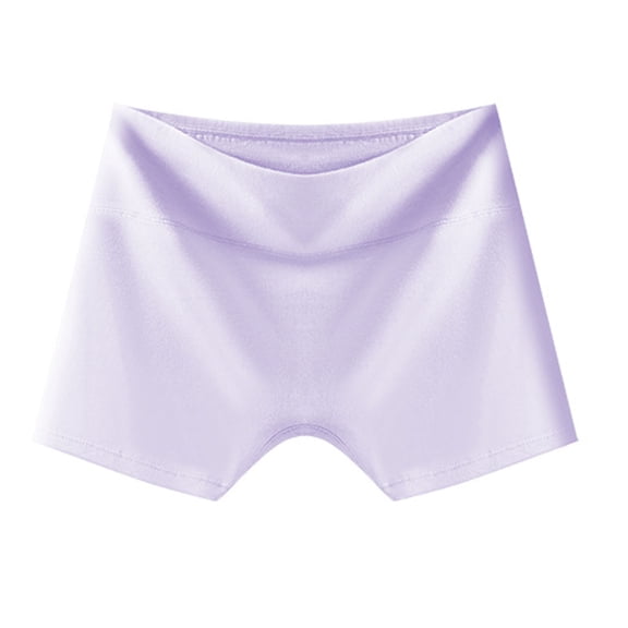 NAFUU Shorts For Under Dresses Seamless Smooth Workout Yoga Bike Shorts For Women Solid Color High Waisted Leggings Briefs Shorts Versatile Tights