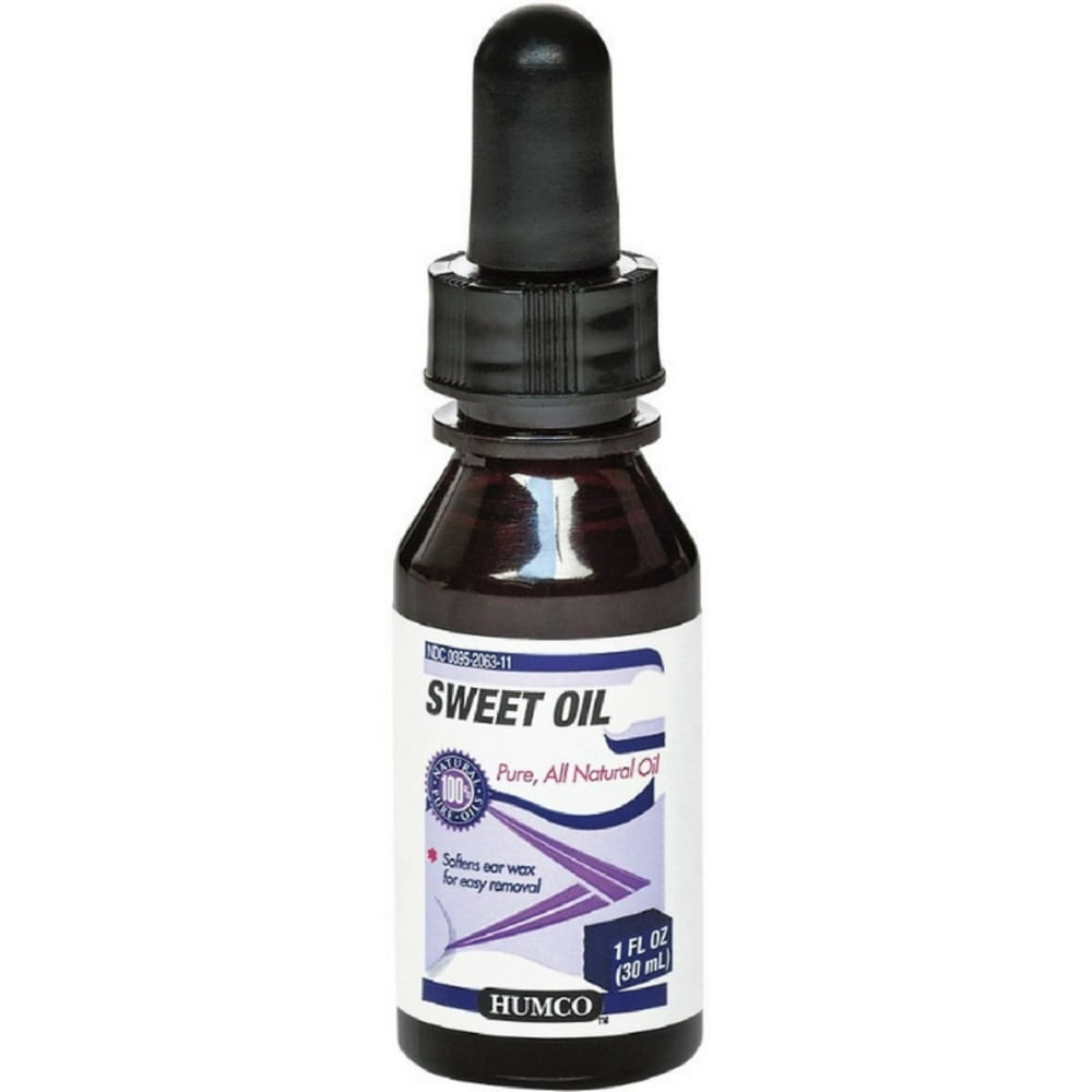 Humco Ear Drops Natural Sweet Oil with Dropper, 1 oz