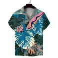 thumbnail image 1 of Camisas Para Hombre XXL TURISMO VACACIONES PLAYA OCIO HOMBRE VERANO ESTAMPADO CAMISA DE MANGA CORTA (B, 3XL), 1 of 4