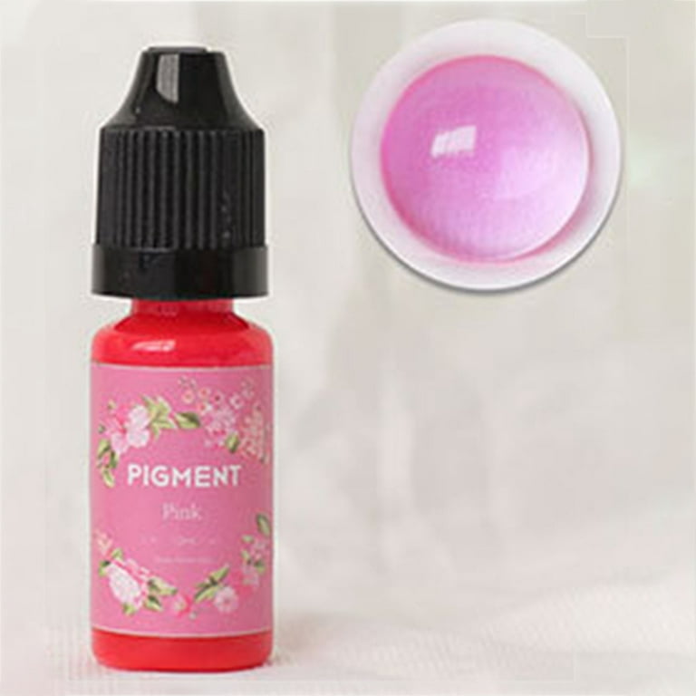 Resin Dye Liquid For UV Resin Color Concentrated Epoxy Resin Paint For  Resin Coloring Resin Jewelry Resin Art Crafts DIY Making Purplish Red 