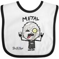 thumbnail image 3 of Inktastic Metal Face Boys or Girls Baby Bib, 3 of 4