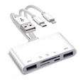 thumbnail image 2 of 5-in-1 Memory Card Reader, USB OTG Adapter & SD Card Reader for iPhone/iPad,USB 3.0 OTG Adapter SD Card Reader Supports SD/Micro SD/SDHC/SDXC/MMC, 2 of 14
