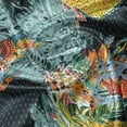 thumbnail image 5 of Ambesonne Paisley Valance Pack of 2, Oriental Style Motifs, 54"X12", Blue and Orange, 5 of 5