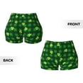 thumbnail image 5 of Naloa Happy St. Patrick's Day5 Biker Shorts for Women Seamless Scrunch Short Women’s Yoga Shorts for Gym Running Sport Shorts - Medium, 5 of 9