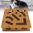 thumbnail image 4 of Juguetes de enriquecimiento de Gatos, estimulante compuesto compuesto compuesto de compuesto caja de juguete con campana para gatos interiores, 4 of 7