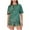 Green, variant on Iyufng Womens Pajamas Shorts Set,Loungewear Sets Summer,Casual Loose Printing Round Neck Short Sleeved Shorts Pajamas Suit,Women Homewear Lounge Sets,S-XXL