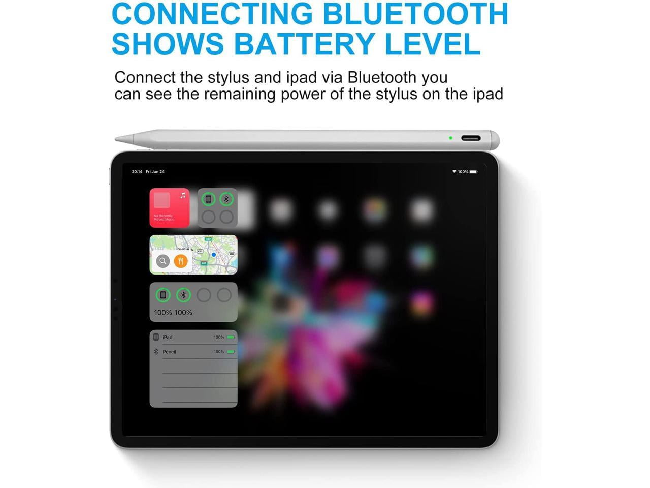 Stylus Pen for iPad 9th&10th Gen, ipad pencil with Palm Rejection,Apple Pencil for (2018-2023) iPad Pro 11/12.9, iPad 8th/7th Gen, iPad Air 5th/4th Gen, iPad Mini 6th/5th -for Painting Sketching