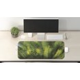 thumbnail image 2 of Palm Tree Computer Mouse Pad, Plam Tree Foliage Tropical Plants Leaves Forest Theme Exotic Natural Beauty Image, Rectangle Non-Slip Rubber Mousepad Large, 31" x 12" Gaming Size, Green, by Ambesonne, 2 of 2