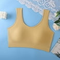 thumbnail image 1 of JGGSPWM Womens Seamless Push Up Bras No Underwire Full Coverage Anti Sagging Comfortable Bras Wide-shouldered Beautiful Back Bra Orange Free Size, 1 of 2
