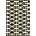 thumbnail image 2 of Aspen Brands RUG3BLK23 Tapis 2 x 3 Pi. Design Européen - Noir & Blanc, 2 of 2