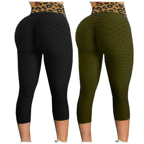 Yoga Pants For Women With Pockets Women Trendy Print Yoga Pants Plus Size  Casual High Waist Sport Pants Je398 