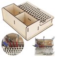thumbnail image 4 of Wooden Leather Craft Tool Holder Leather Tool Shelf, Leather Tool Organizer, For Home Tool Storage, 4 of 8