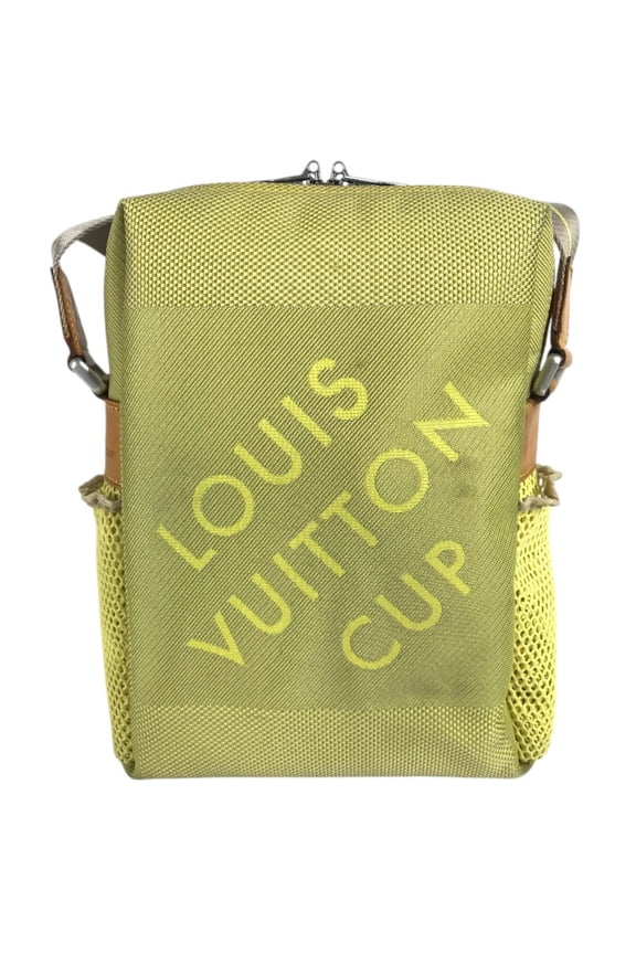 Pre-Owned LOUIS VUITTON M80636 Damier Geant Weatherly LV Cup Crossbody Pouch Bag Shoulder...