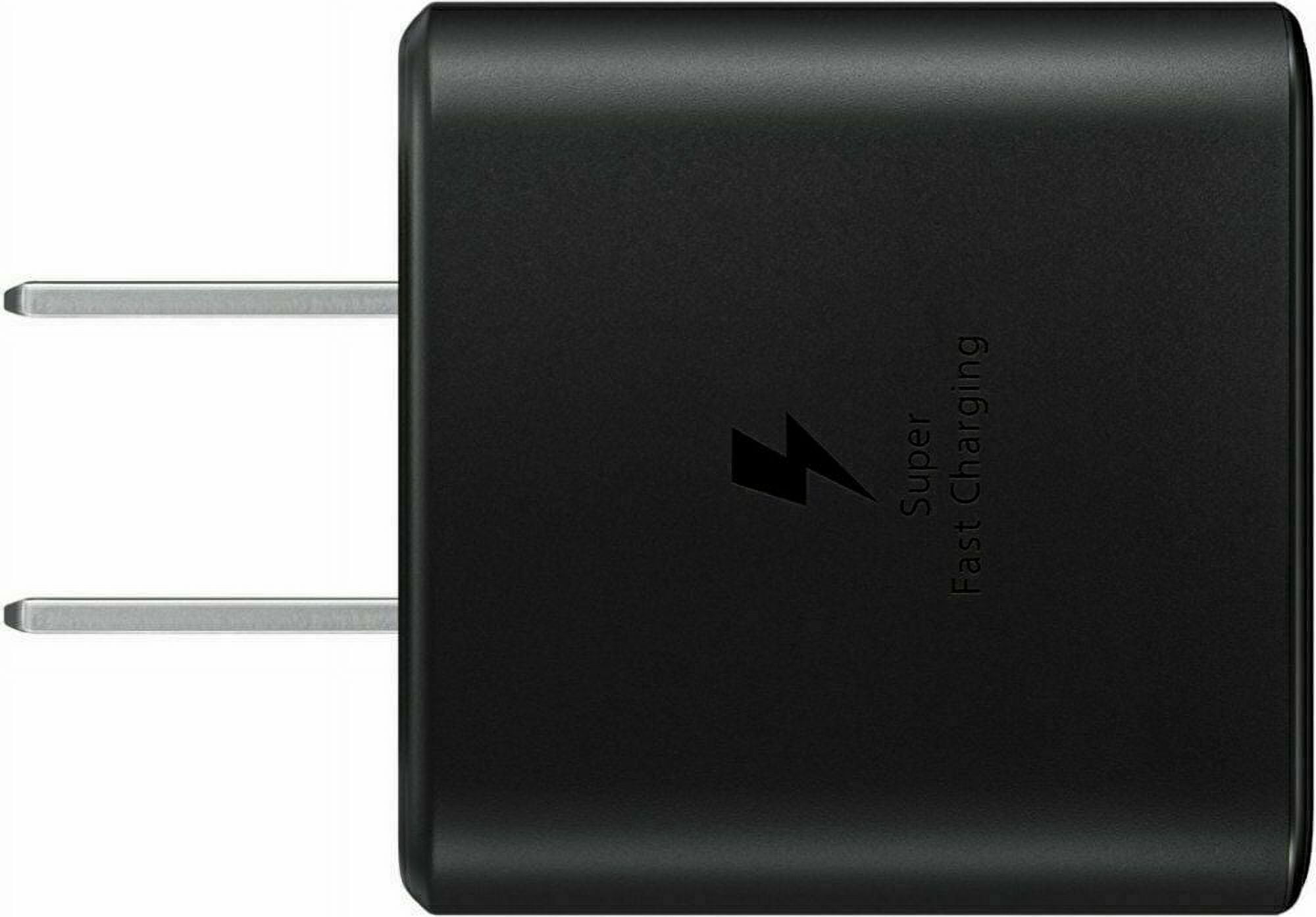 for Google Pixel / Pixel XL 45W USB-C Super Fast Charging Wall Charger with USB C Cable - Black