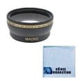 thumbnail image 1 of Pro Series Objectif Grand Angle 52mm 0.43x pour la Plupart des Modèles d'Appareils Photo + Microfibre eCostConnection, 1 of 1