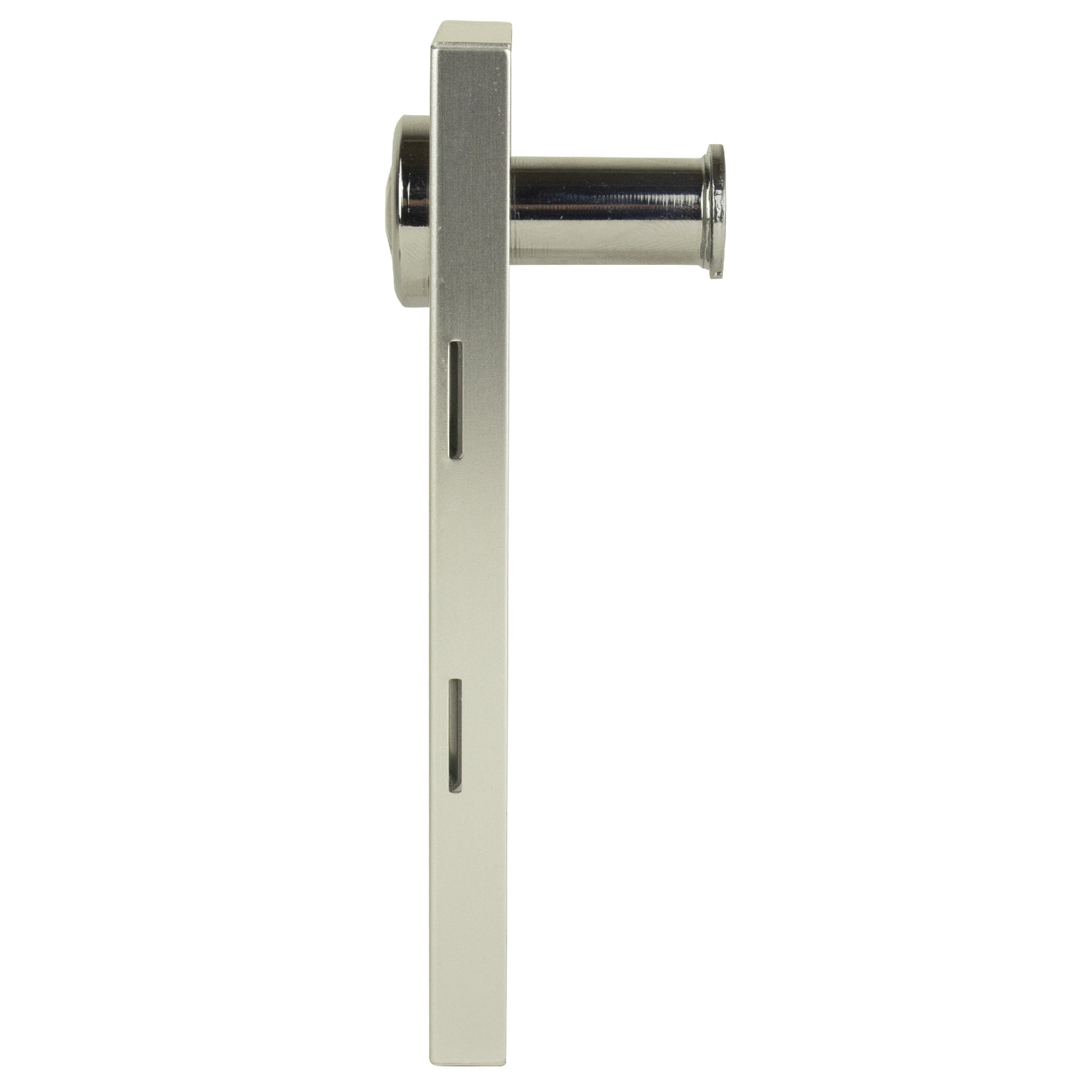 Newhouse Hardware MC145S Wireless Mechanical Two-Note Chime and Door Button with Built-in Viewer, Silver