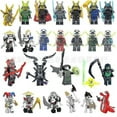 thumbnail image 2 of Set Of 32 Pcs Ninja Mini Figures Kai Jay Sensei Wu Master Building Blocks Toys-sebneei, 2 of 2