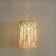 thumbnail image 3 of 2X Pantalla de Lámpara Boho, Lámpara Colgante Boho Pantalla de Lámpara de Macramé Hecha A Mano Luz Colgante Enchufable, Luces Colgantes Bohemias, 3 of 5