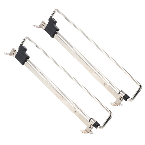 NICEXMAS Nicexmas Sturdy Pull Out Closet Rod Iron and Plastic for Home Organization